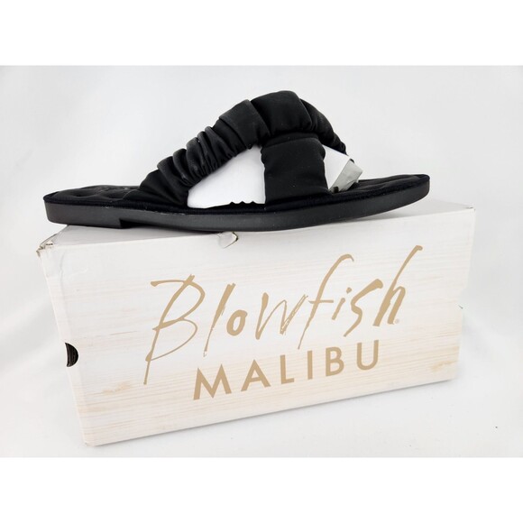 Blowfish Malibu Womens 11 Nook Slide SandalsBlack‎ Flip Flop Super Comfortable - Picture 4 of 8